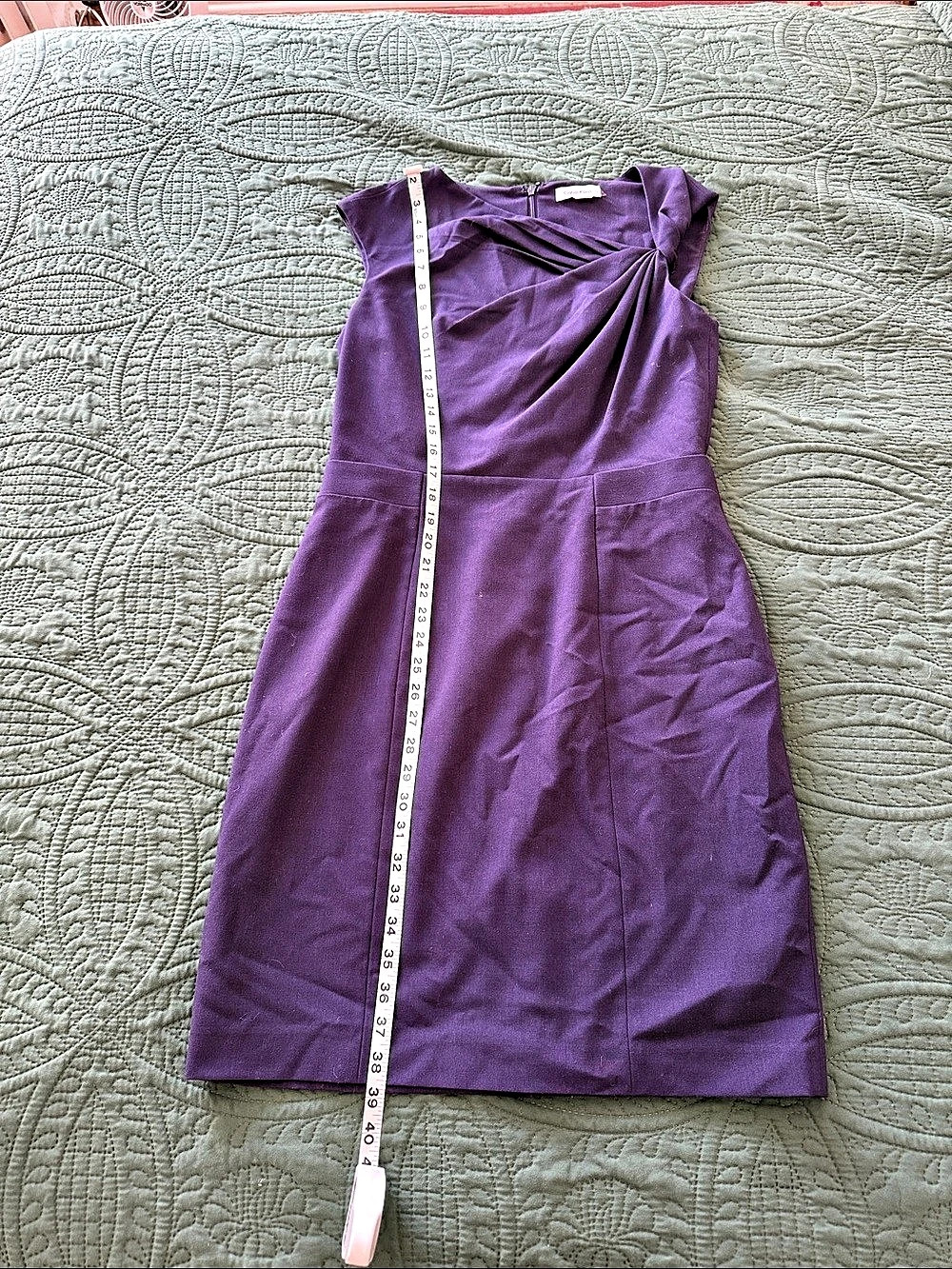 Calvin Klein Purple Mini Dress